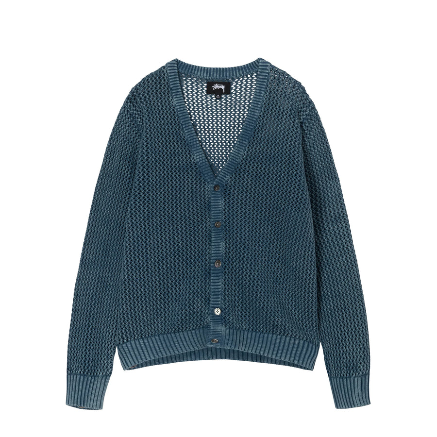 Loose Gauge Cardigan - Blue