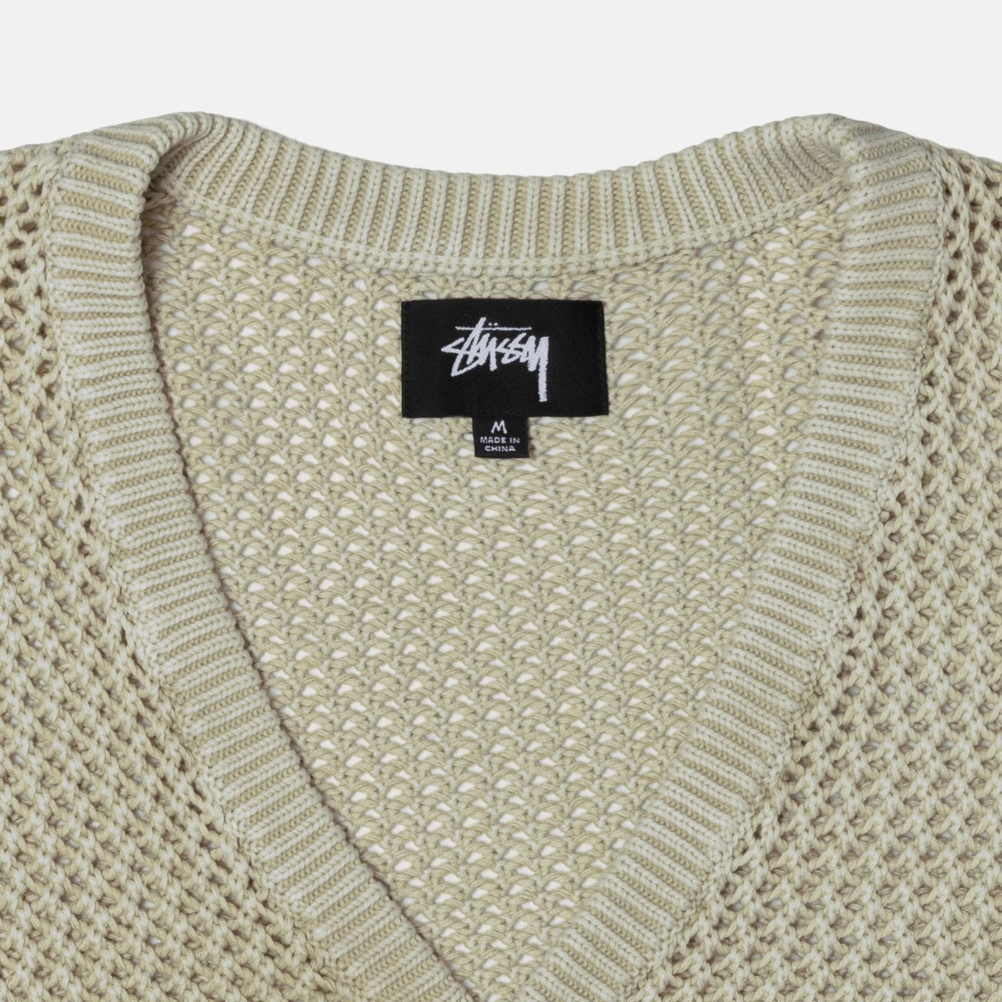 Unspoken | Stussy Loose Gauge Cardigan - Natural