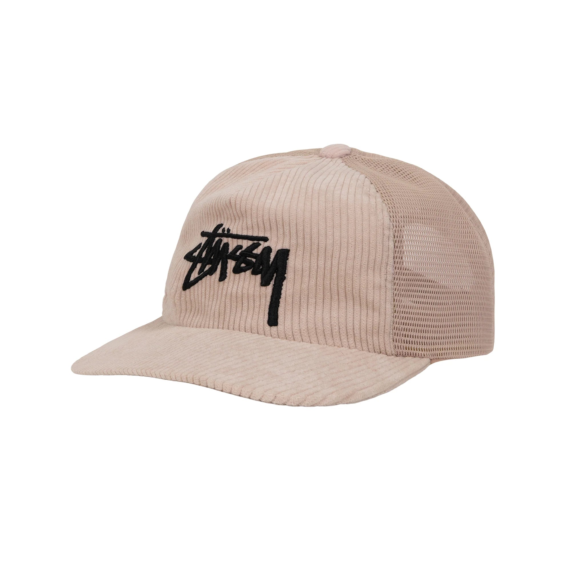 Unspoken | Stussy Corduroy Trucker Cap - Cream