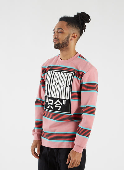 Electronics Striped Longsleeve - Pink