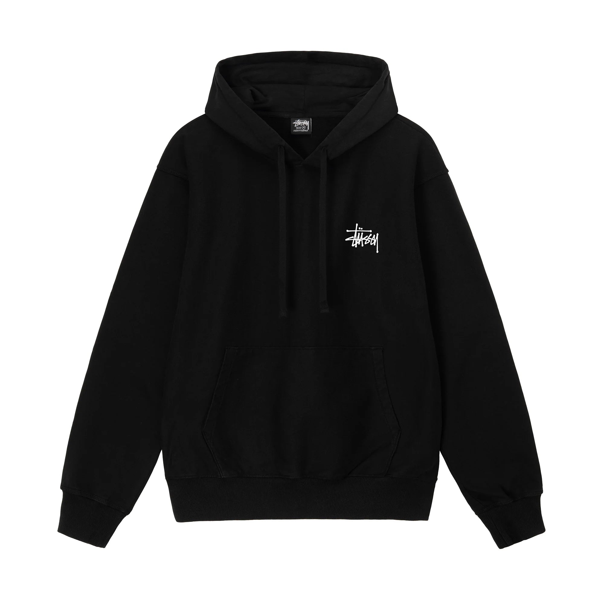 Unspoken | Stussy Basic Stussy Pig. Dyed Hood - Black