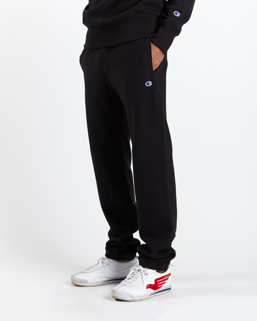 MGJJ NYC Logotype Sweatpants x Champion Reverse Weave®, Black