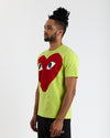 Big Red Heart T-Shirt (Green)