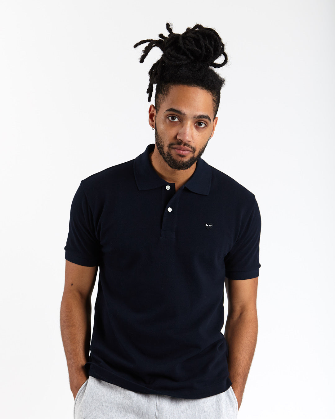 Comme des garcons polo 2025 navy