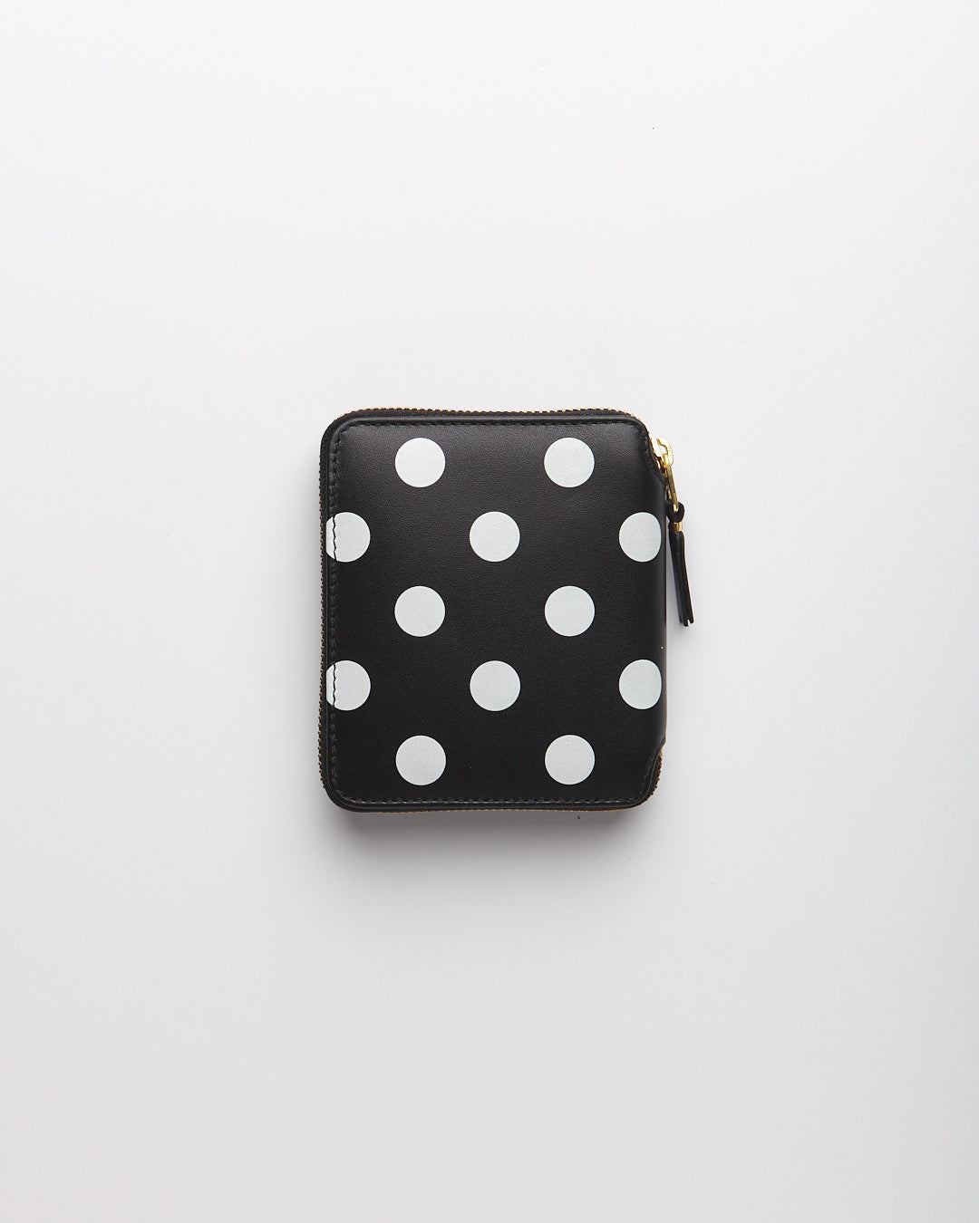 Polka Dots Printed Wallet - Black  (SA2100PD)