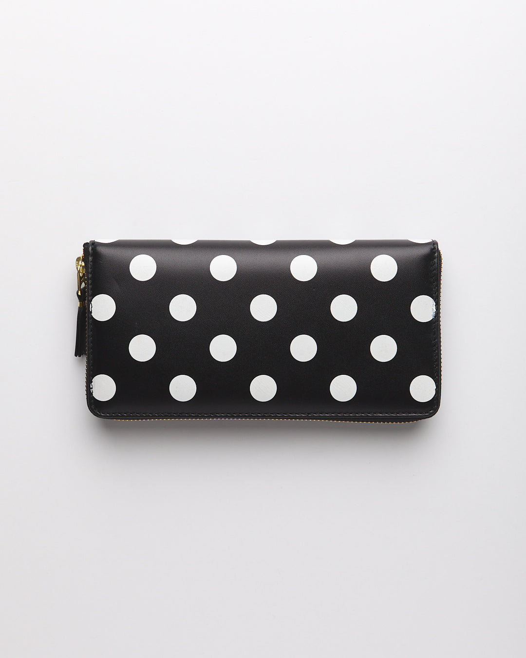 Polka Dots Printed Wallet - Black  (SA0110PD)
