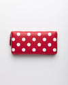 Polka Dots Printed Wallet - Red  (SA0110PD)