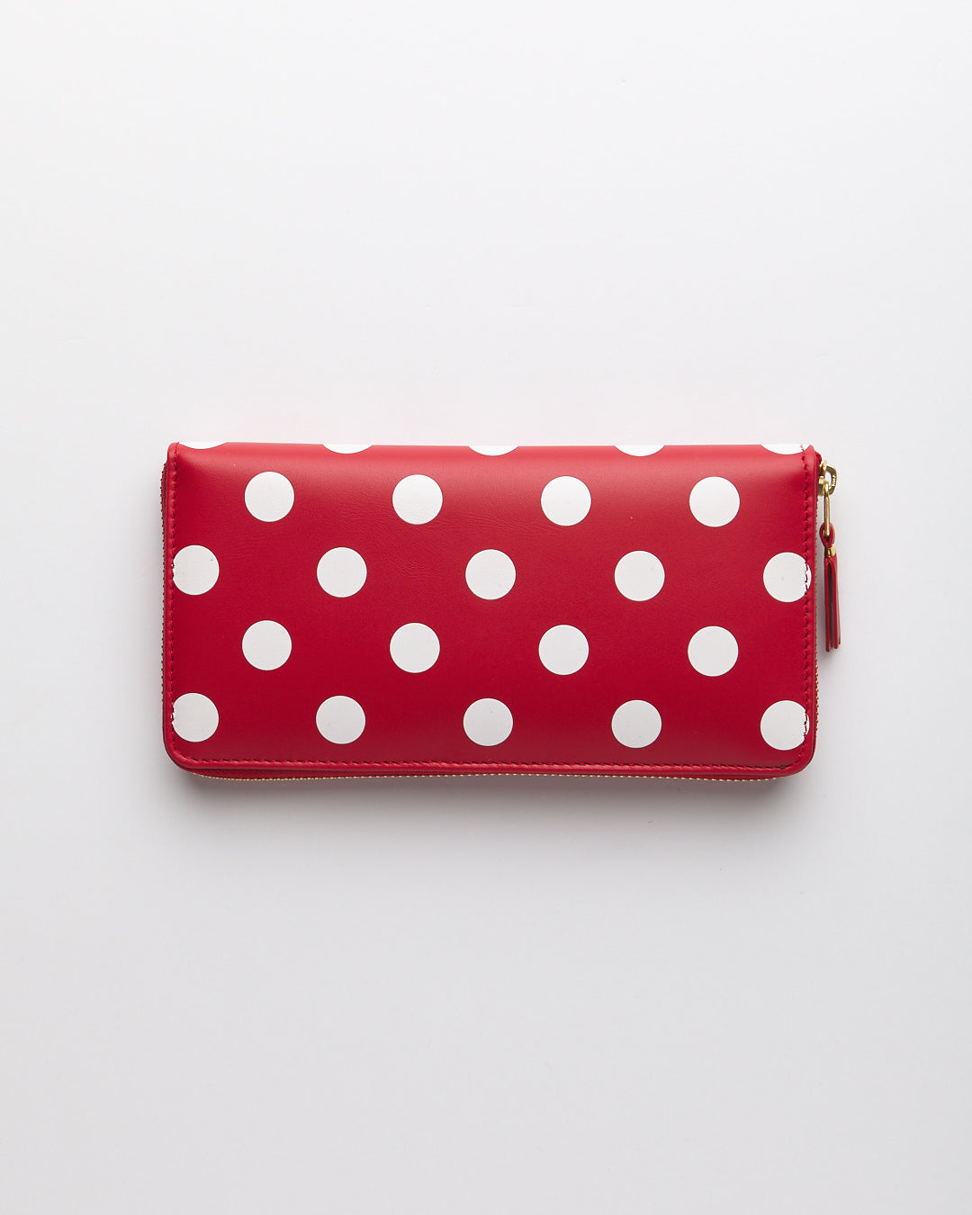 Polka Dots Printed Wallet - Red  (SA0110PD)