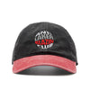 Morrison Ball Dad Cap - Washed Blk / Red