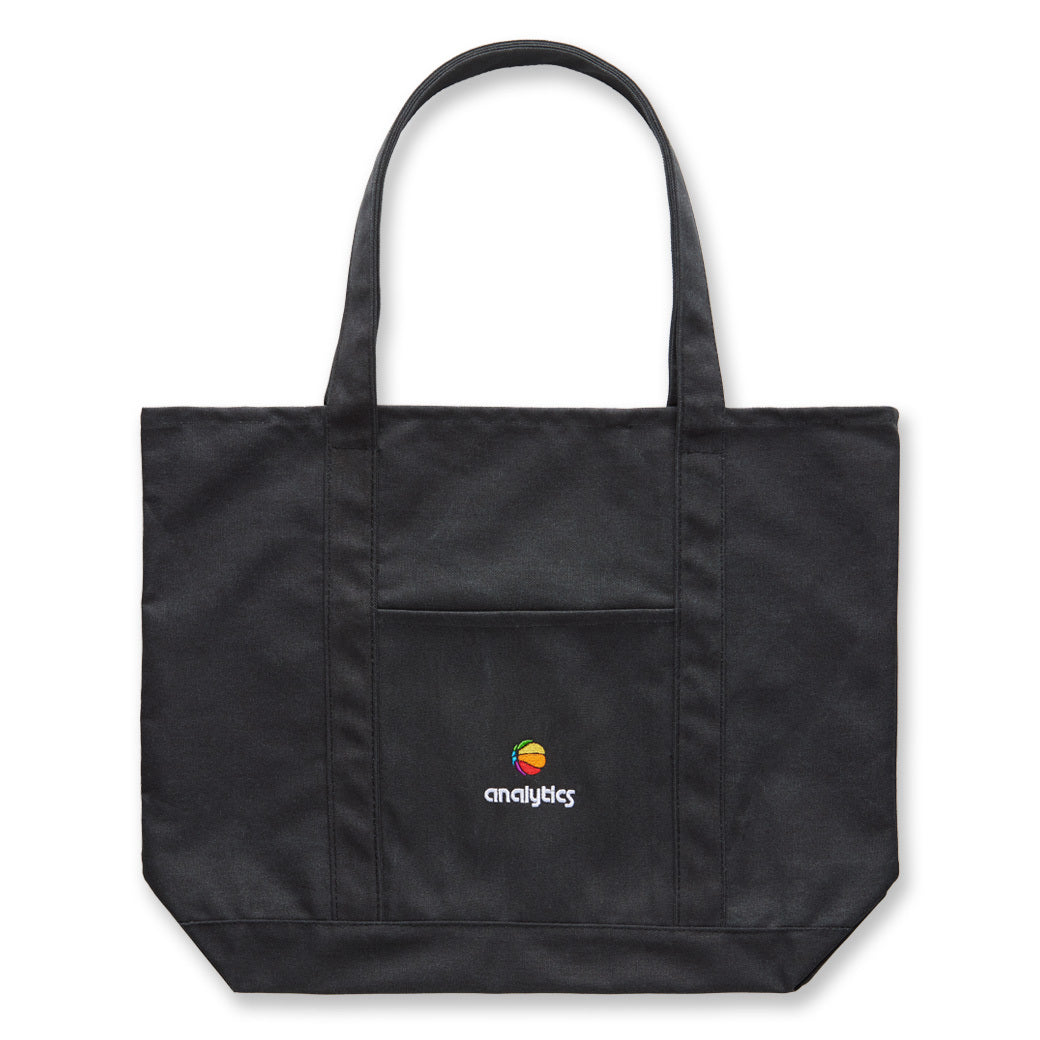 Analytics Oversized Tote - Washed Black