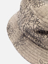 Floral Damask Bucket Hat - Denim