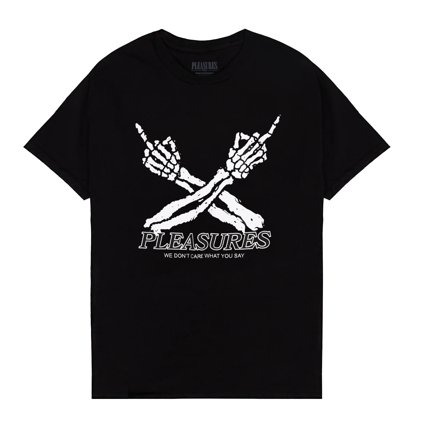 Don't Care T-Shirt - Black