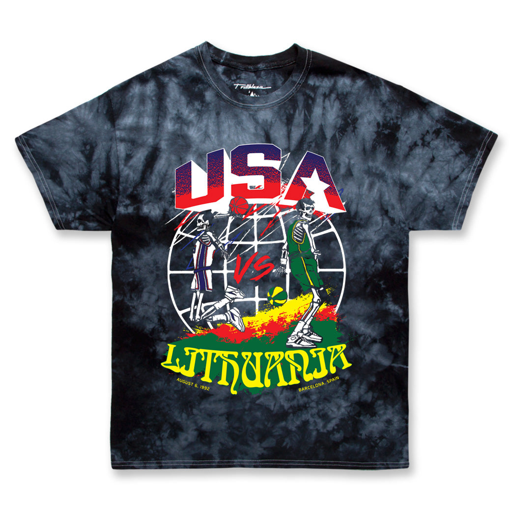 Dream SS Tee - Black Tie Dye