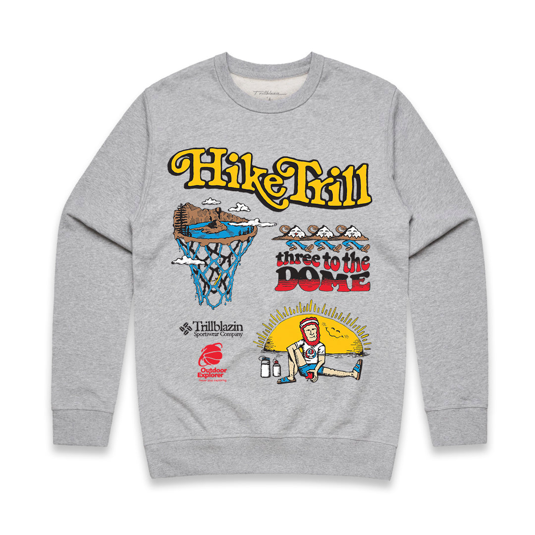 Hike Trill Summer Crew - Ash Grey