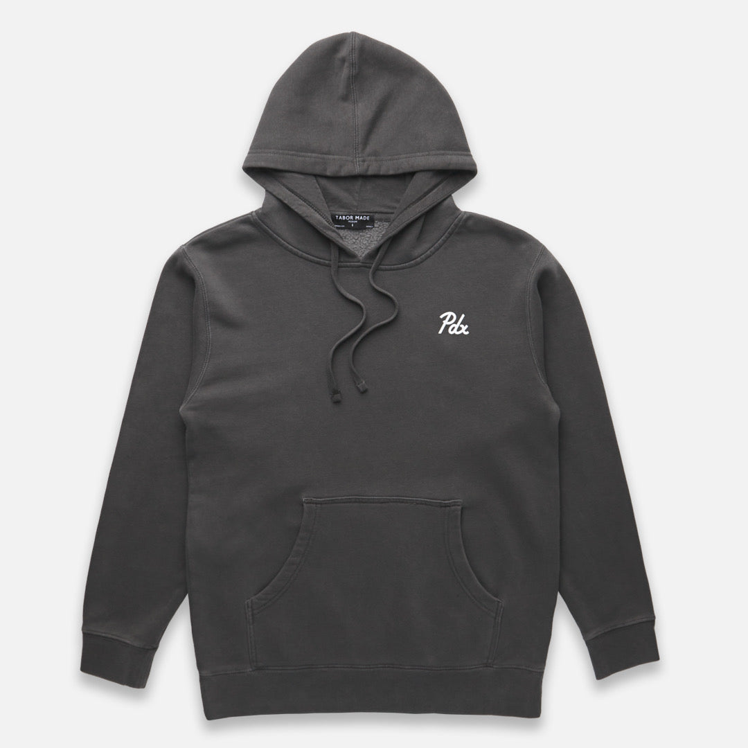 PDX Dyed Hoodie - Raven