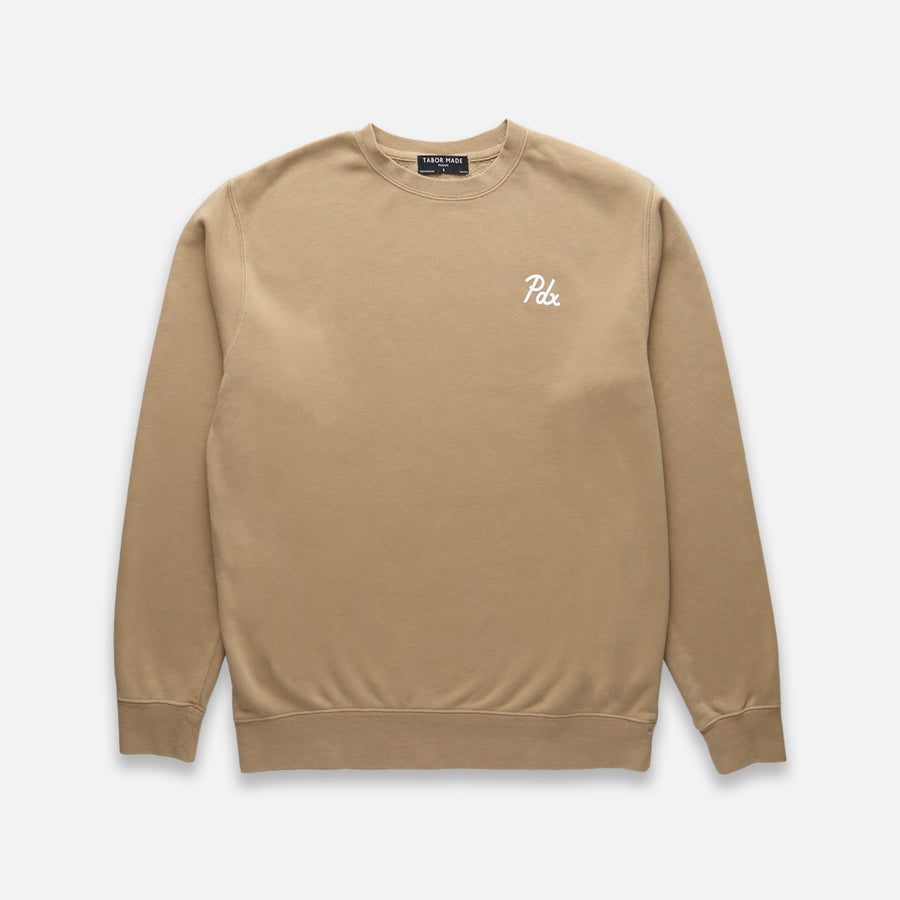 PDX Dyed Crewneck - Sand