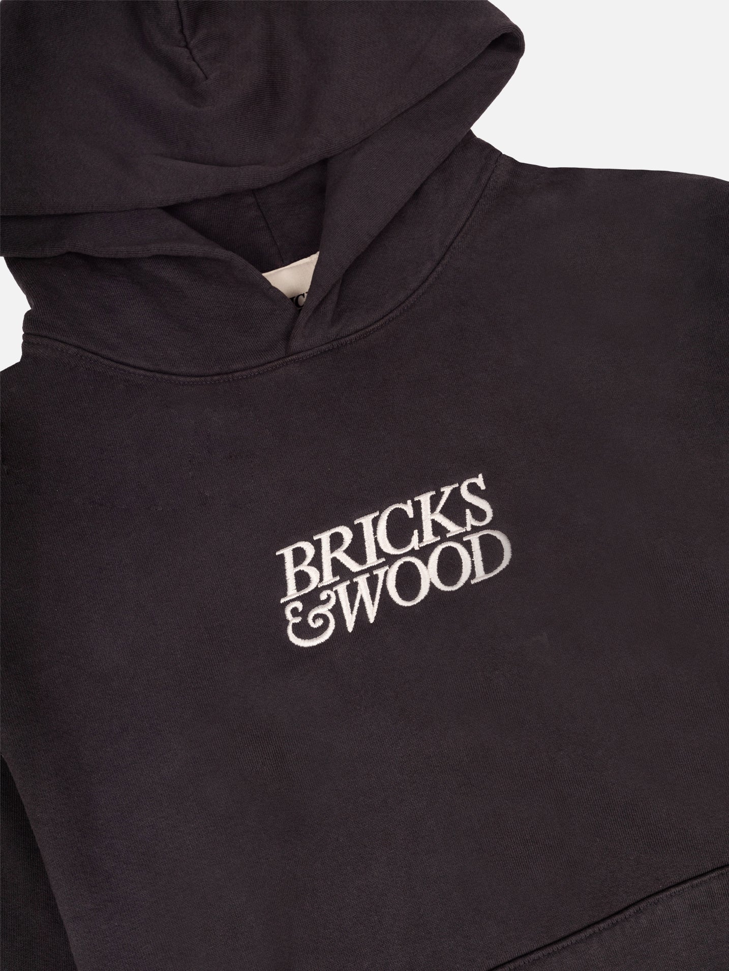 Unspoken | Bricks & Wood Logo Hoodie - Midnight