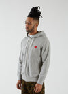 Zip Hooded Sweatshirt - Grey
