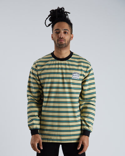 Hangman Premium Stripe L/S Shirt - Green