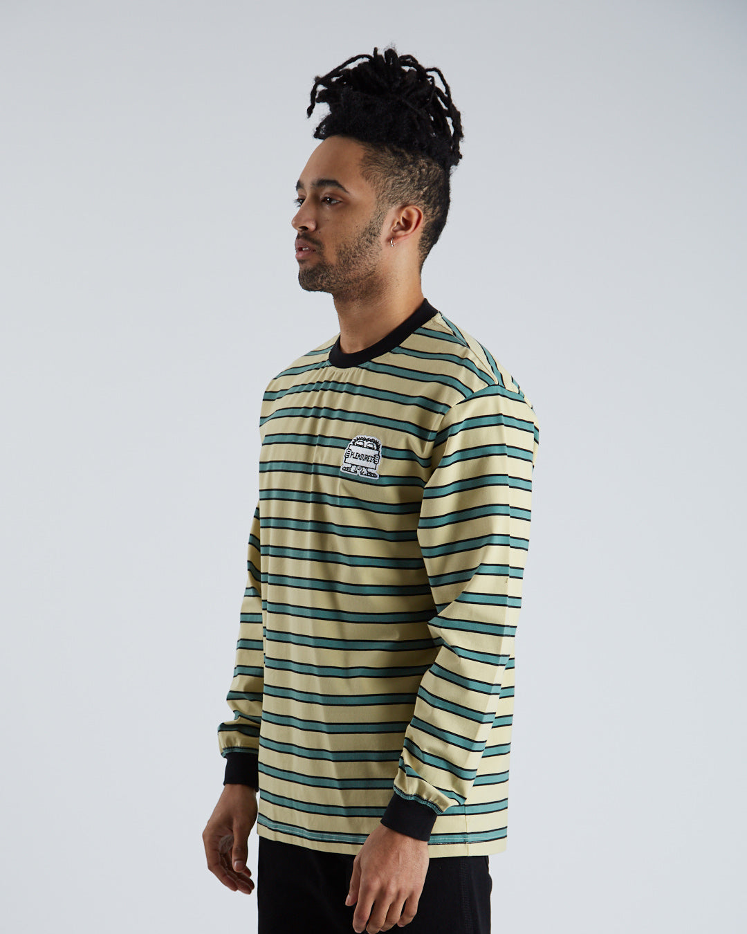 Hangman Premium Stripe L/S Shirt - Green