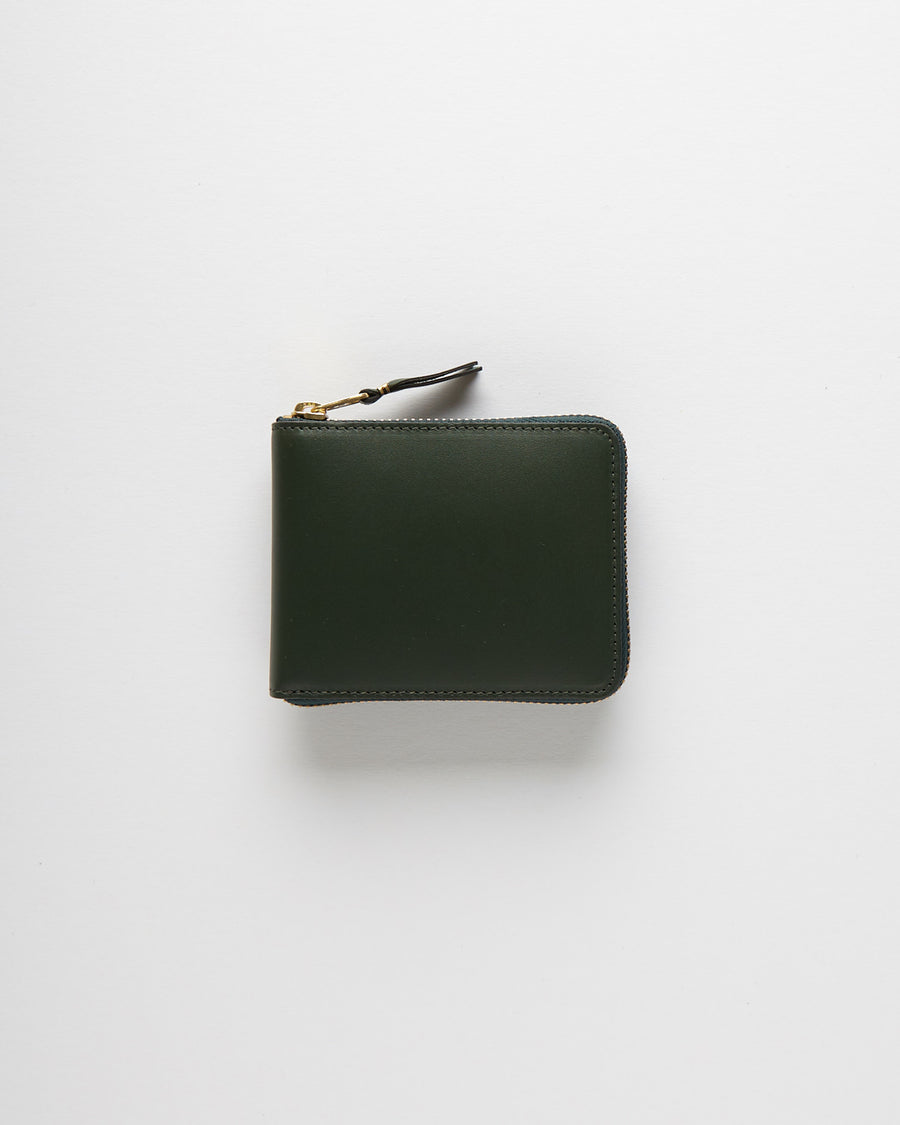 Classic Leather Line Wallet - Bottle Green (SA7100)