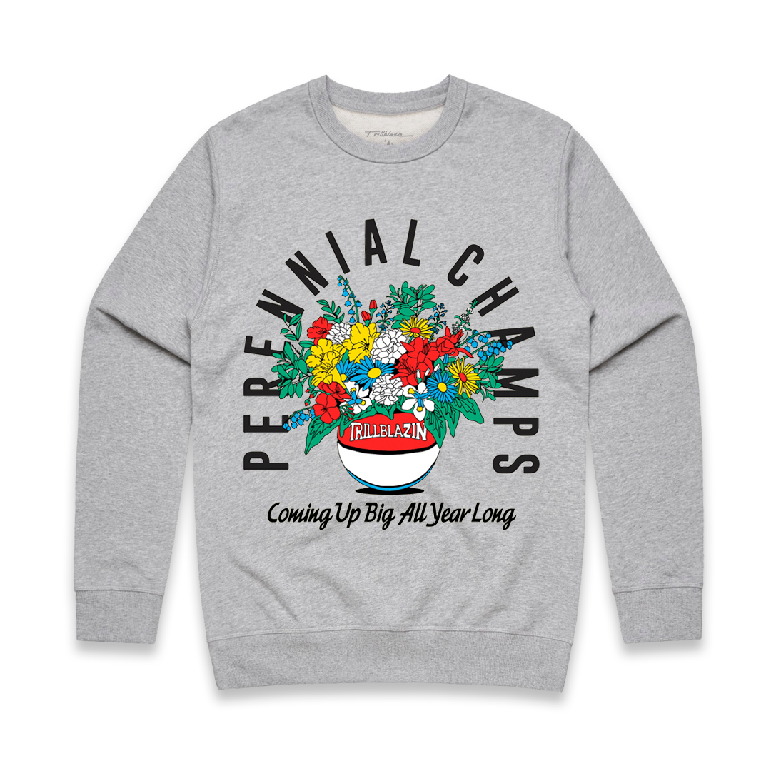 Perennial Champs Crew - Heather Grey