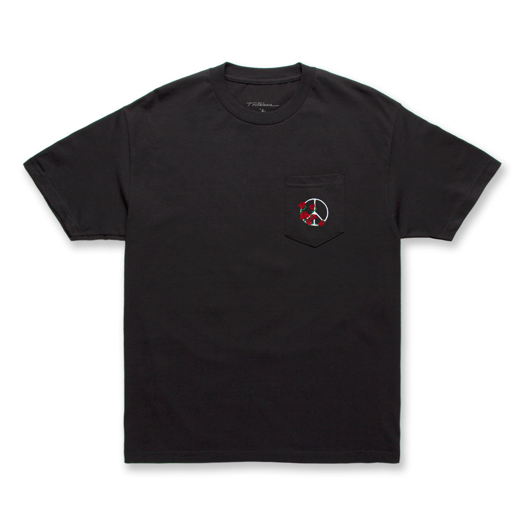 Rose City Peace Pocket SS - Black