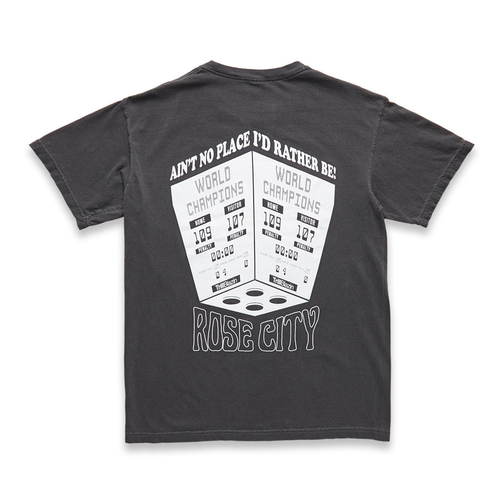ROSE CITY TEE - WASHED GREY