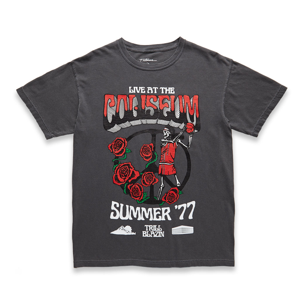 ROSE CITY TEE - WASHED GREY