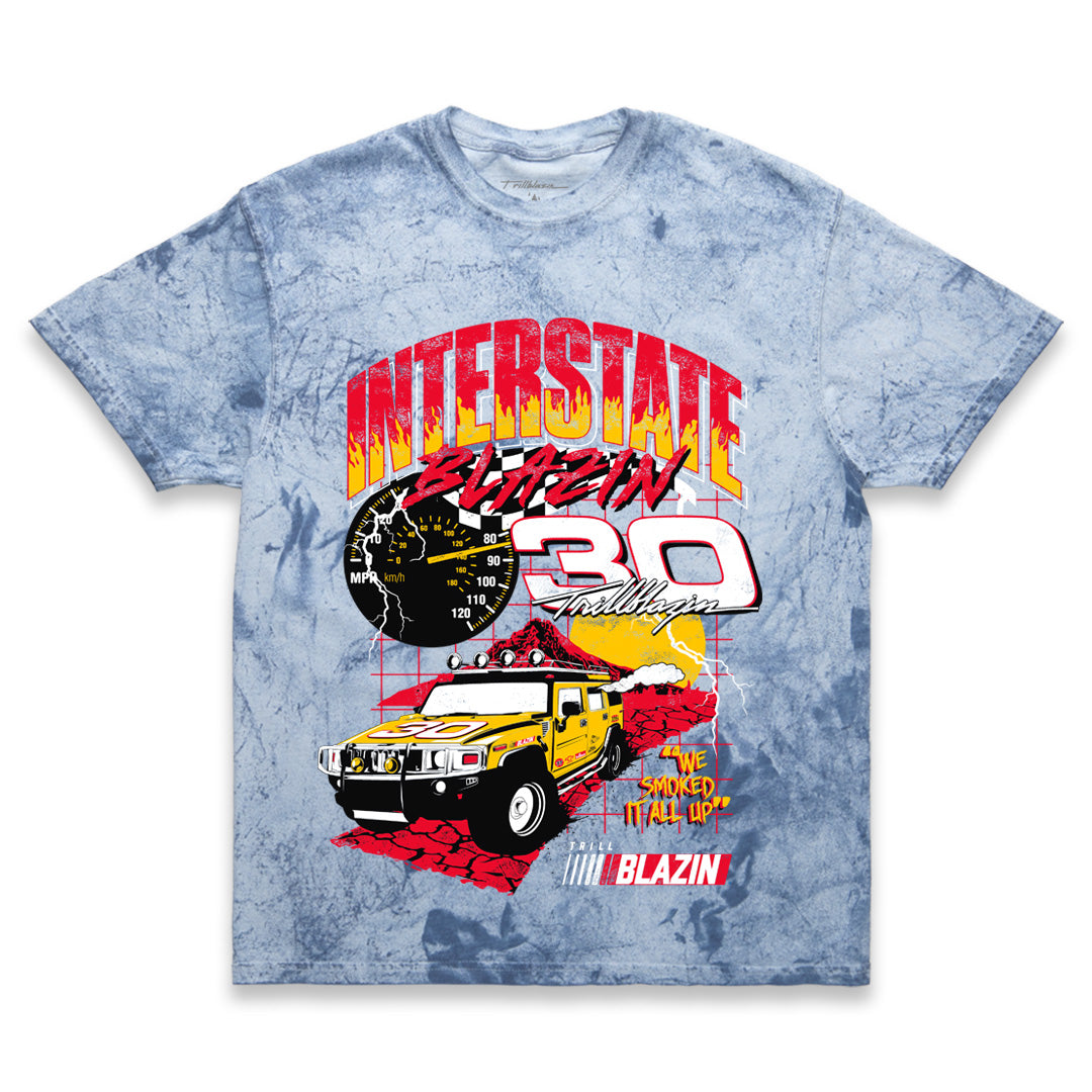 Speedway SS - Dyed Blue