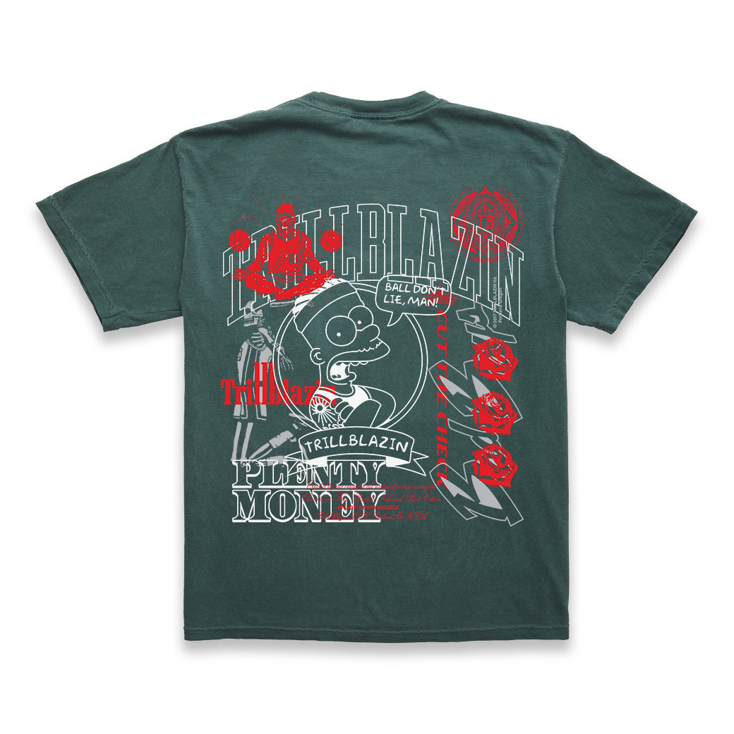 Test Print Tee - Washed Spruce