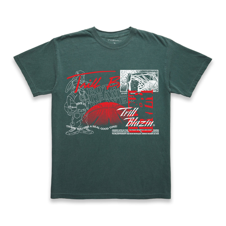 Test Print Tee - Washed Spruce