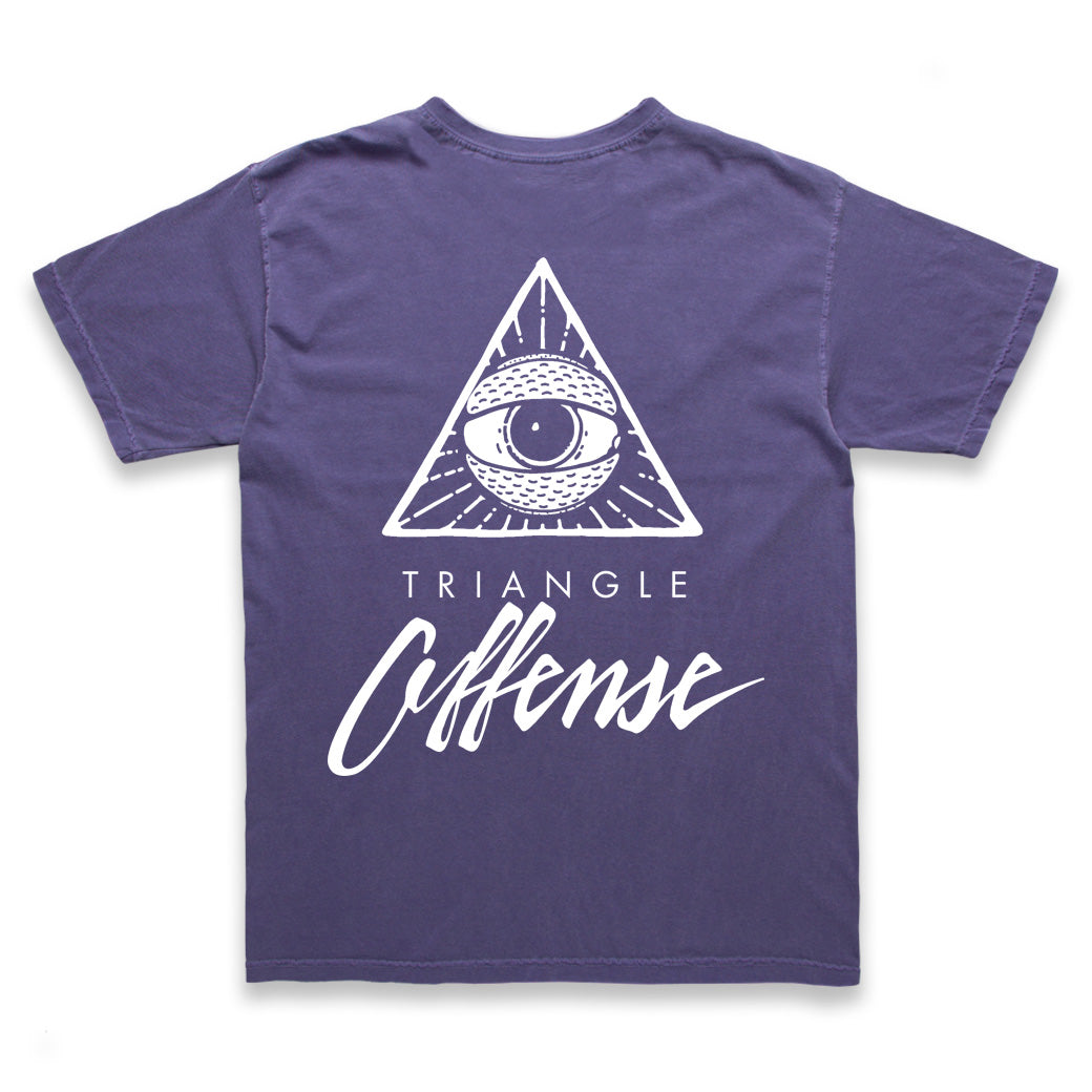 Triangle Premium SS - Washed Purple