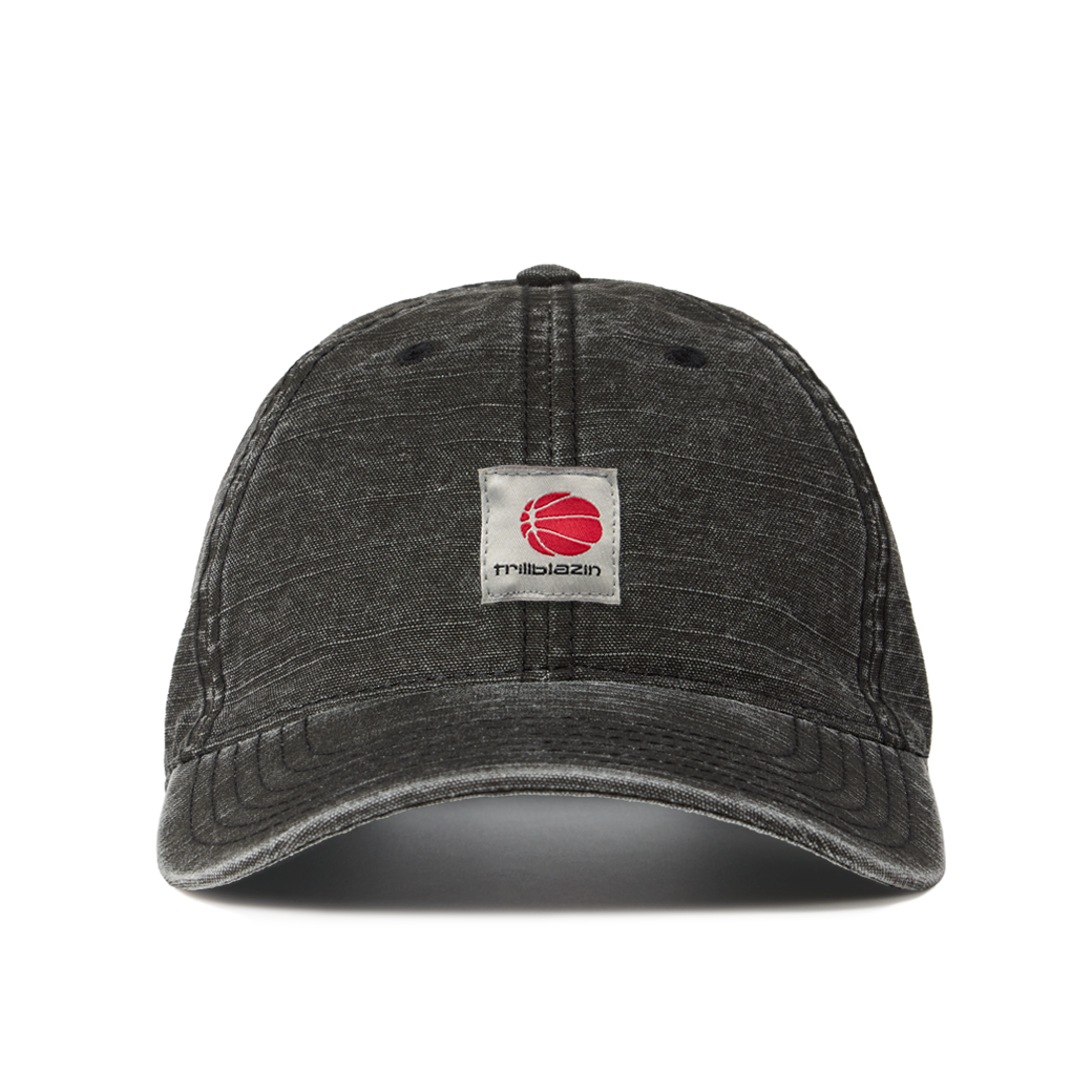Work Slub Cap - Washed Black