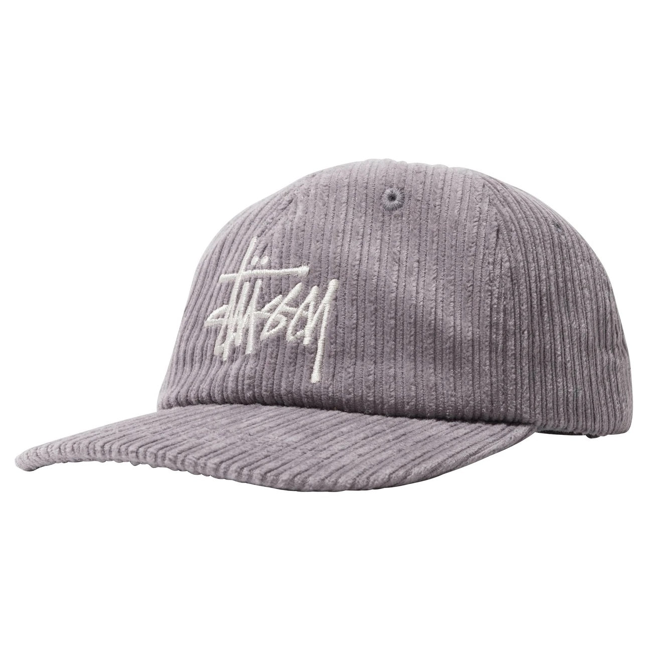 Unspoken | Stussy CORDUROY BIG LOGO LOW PRO CAP - Lavender