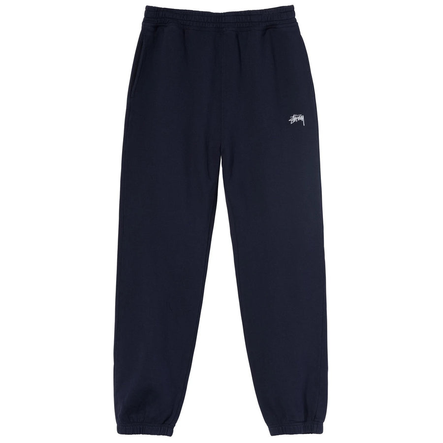 Stock Logo Overdyed Pant - Navy