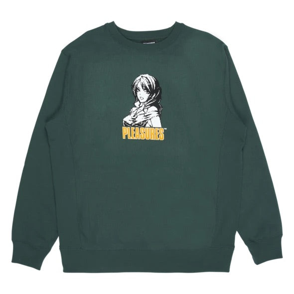 Heroine Premium Crewneck - Alpine Green