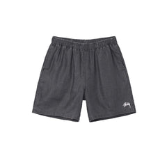 Boxy Linen Short - Black