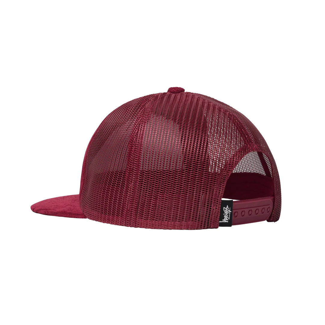 Unspoken | Stussy Corduroy Trucker Cap - Red