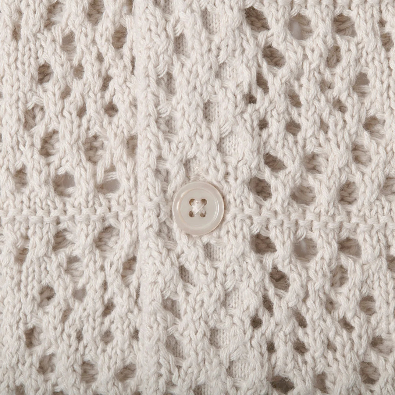 Unspoken | Stussy Crochet Shirt - Natural