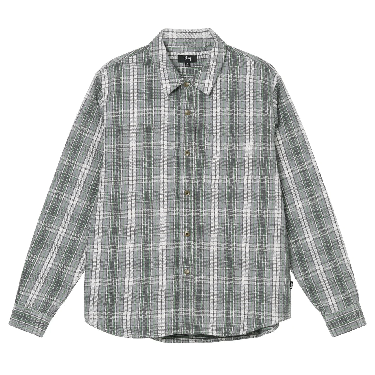 Beach Plaid Shirt - Charcoal