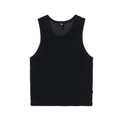 Unspoken | Stussy O'Dyed Mesh Tank - Black