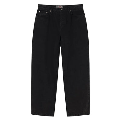 Unspoken | Stussy Washed Big ' Ol Jeans - Black