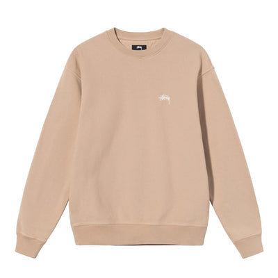 Unspoken | Stussy Stock Logo Crew - Tan