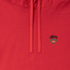 Relaxed Oversized Hoodie - Red