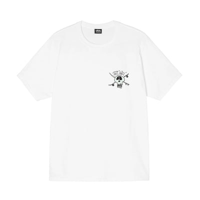 Surf Skate Skull Tee - White
