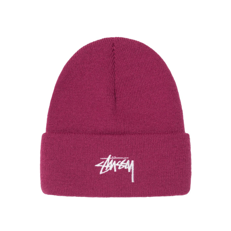 Stock Cuff Beanie - Plum