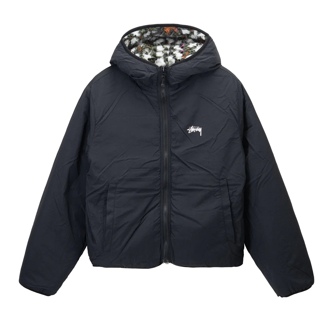 Unspoken | Stussy Pattern Sherpa Jacket - Natural