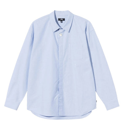 Big Button Oxford LS Shirt - Light Blue