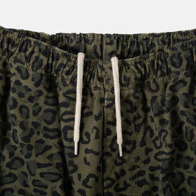 Unspoken | Stussy Leopard Beach Pant - Olive